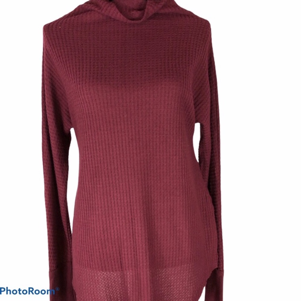 Wonderly Ladies Funnel Neck Waffle Tunic
